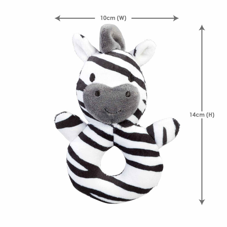 Little Lot Baby's First Rattle - Zebra - R Exclusive