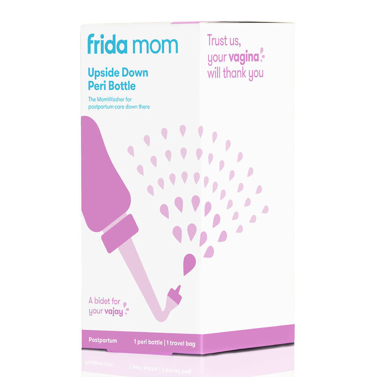 Frida Mom - Upside Down Peri Bottle - Postpartum Recovery - The Original Fridababy MomWasher for Perineal Recovery and Cleansing After Birth - English Edition
