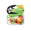 Tommee Tippee 2-Pack 6-18 Months Fun Style Pacifier - Pink/Purple - Patterns may vary
