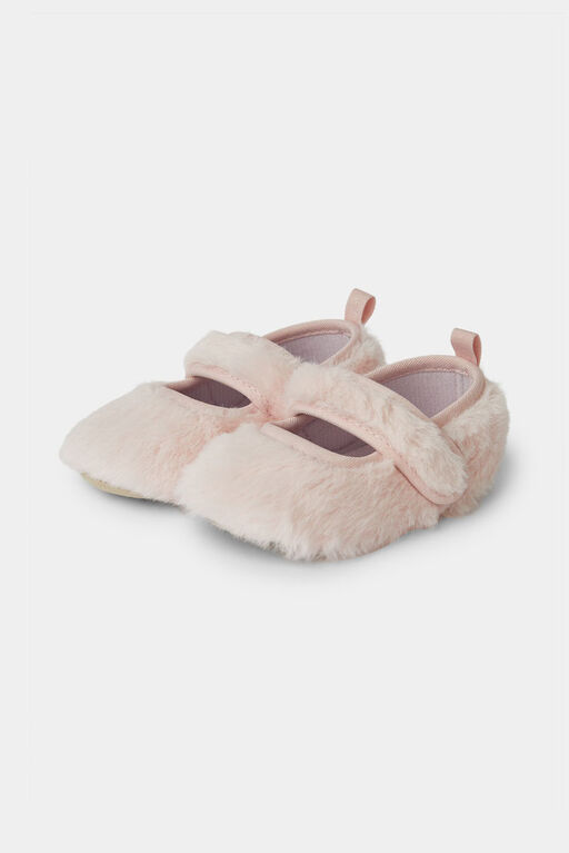 Soulier Ballet Plat Animal Rose 6-12M
