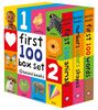 First 100 Board Book Box Set (3 books) - Édition anglaise