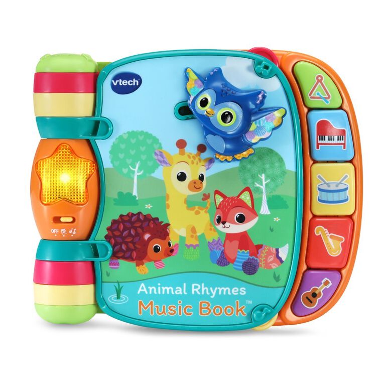 VTech Animal Rhymes Music Book - English Edition