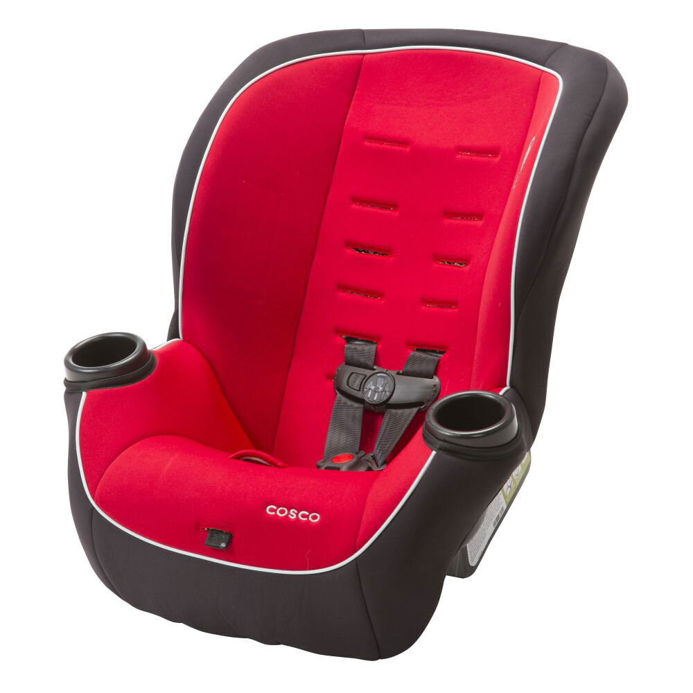 Red cosco shop car seat