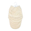 Baby Mode Signature Popcorn Sherpa Swaddle Bag: Tan 0-6M