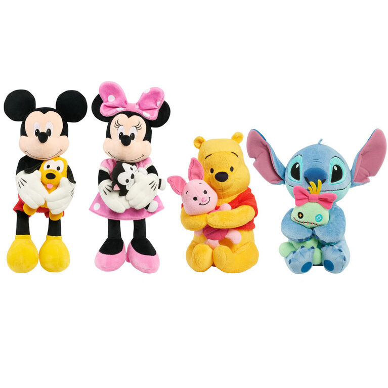 Peluche Mickey Mouse avec Pluto de Disney Classics