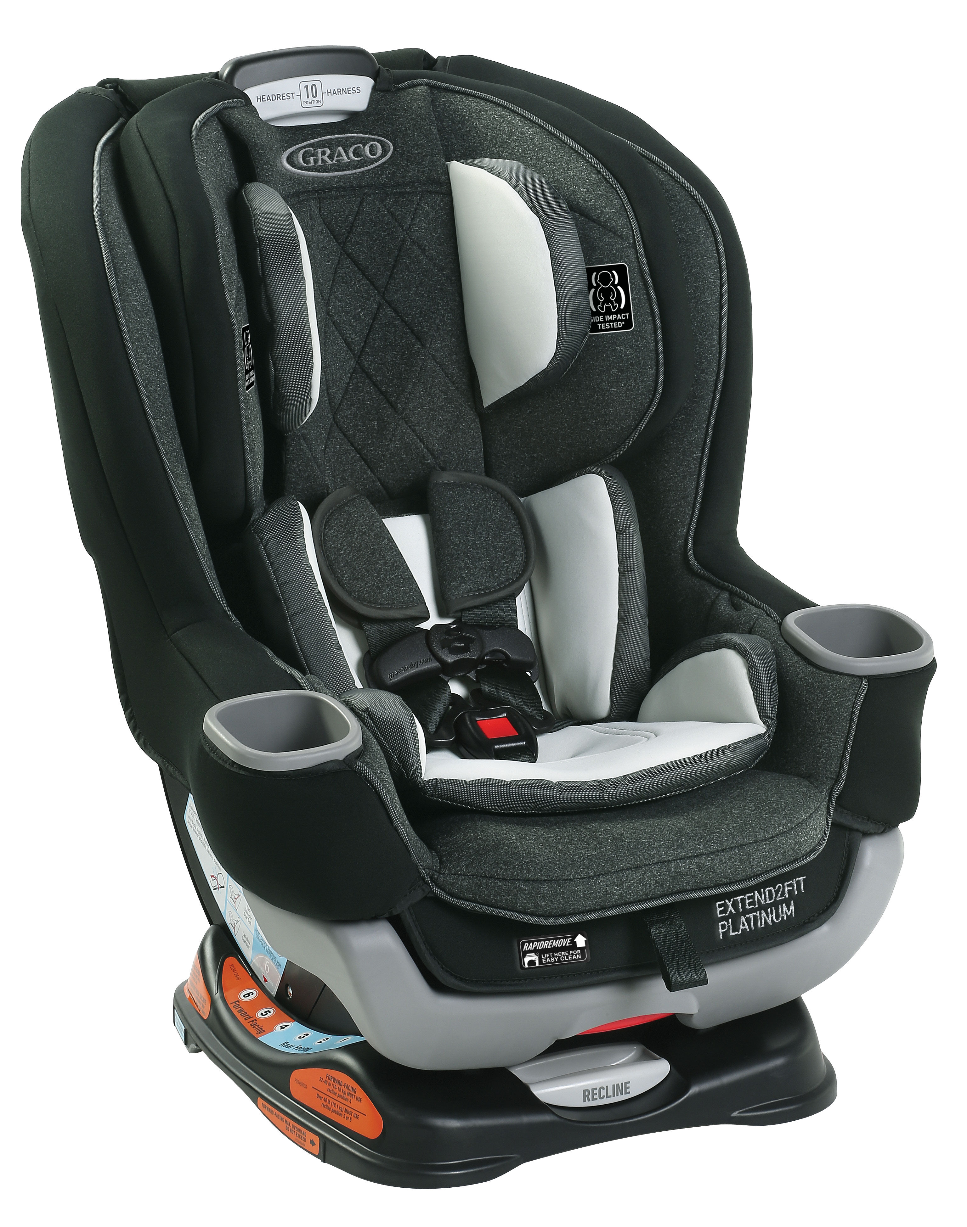graco extend2fit platinum convertible car seat