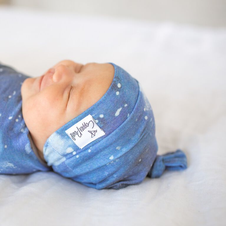 Copper Pearl Galaxy Top Knot Hat