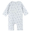 Just Born - 1 Piece Side-Tie Coverall - Blue 6-9M