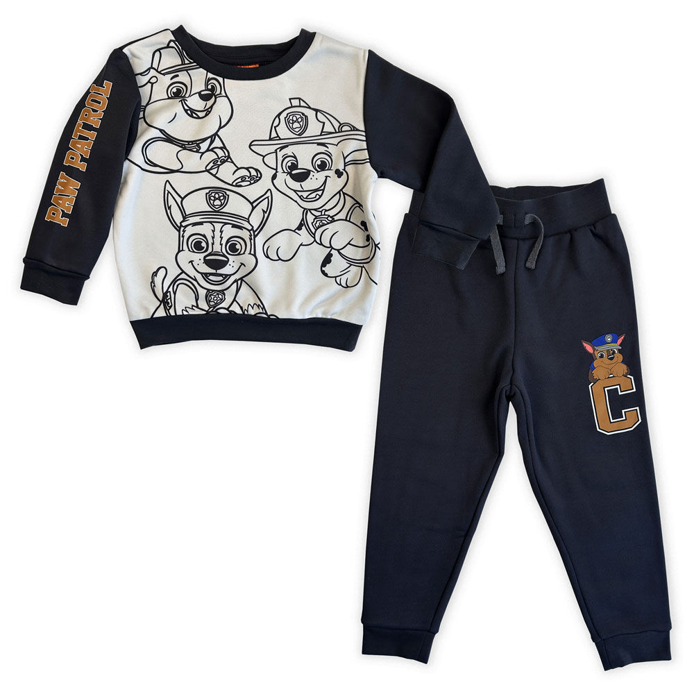Paw Patrol 2 Piece Crew Jogger Set Charcoal Babies R Us Canada