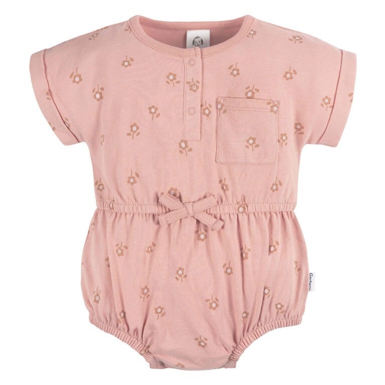 Gerber Childrenswear    Lot de 2 barboteuses  Fille  Fleurs Rétro 