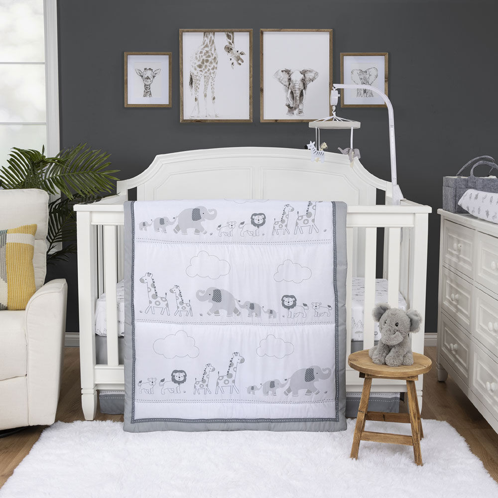 Follow The Leader 4 Pc Crib Bedding Set