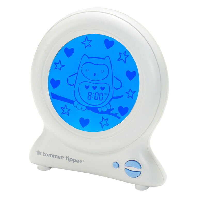 Réveil éducatif Groclock de Tommee Tippee, réveil et veilleuse pour jeunes enfants, alimenté par USB