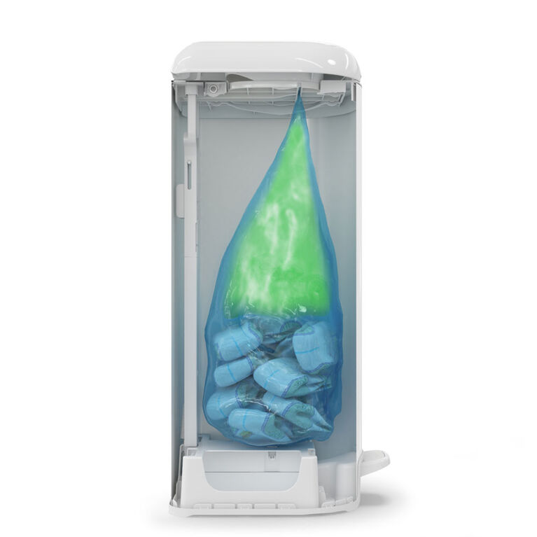 Diaper Genie - Platinum Pail - Lily White