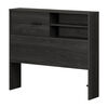 Fynn Twin Bookcase Headboard Gray Oak