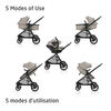Maxi Cosi Zelia Luxe 5-in-1 Modular Travel System - New Hope Tan