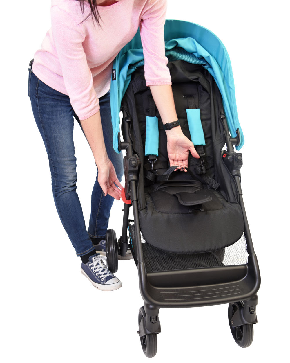 Baby blue travel system sale