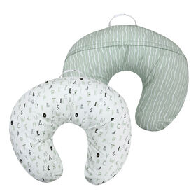 Coussin d'allaitement double face Koala Baby-SAGE ALPHABET