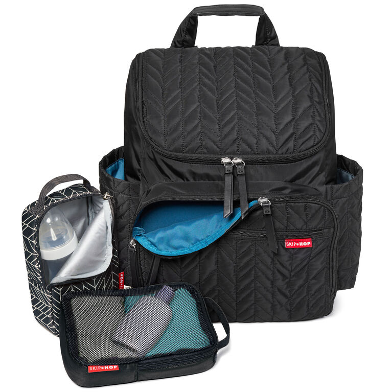 Skip Hop Forma Pack & Go Diaper Backpack - Jet Black | Babies R Us Canada