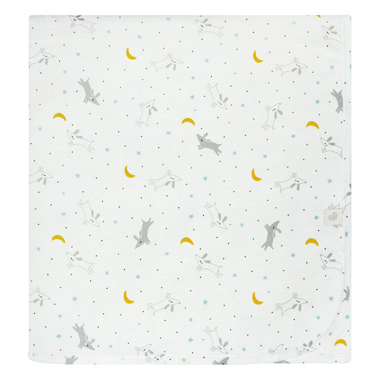 Perlimpinpin Bamboo Dog Print Blanket