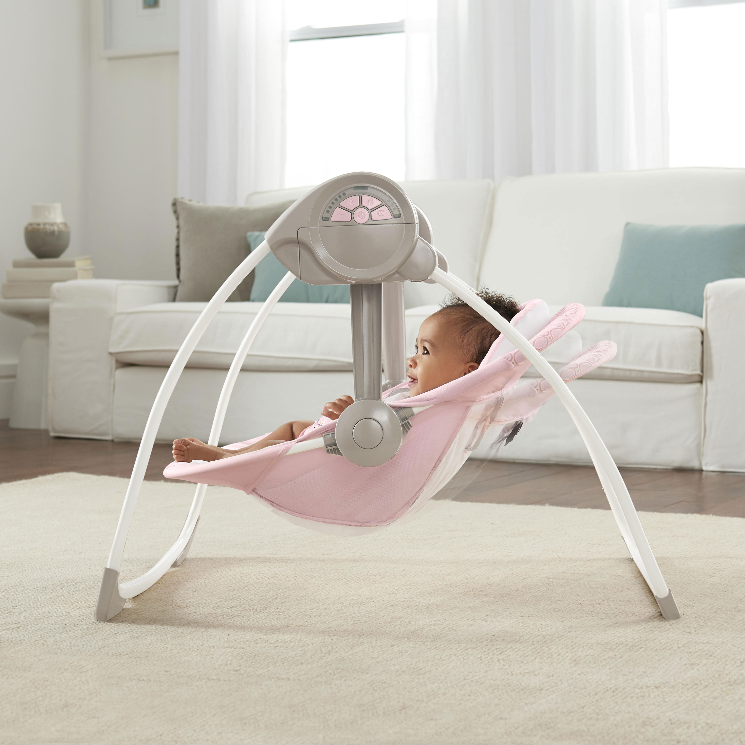 ingenuity comfort 2 go portable swing audrey
