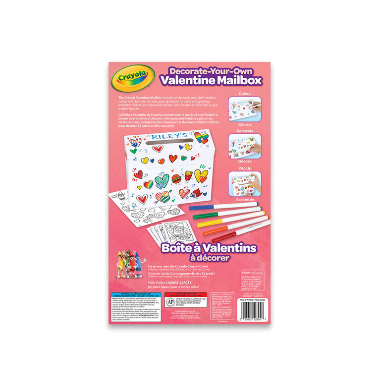 Crayola Valentine Mailbox Kit