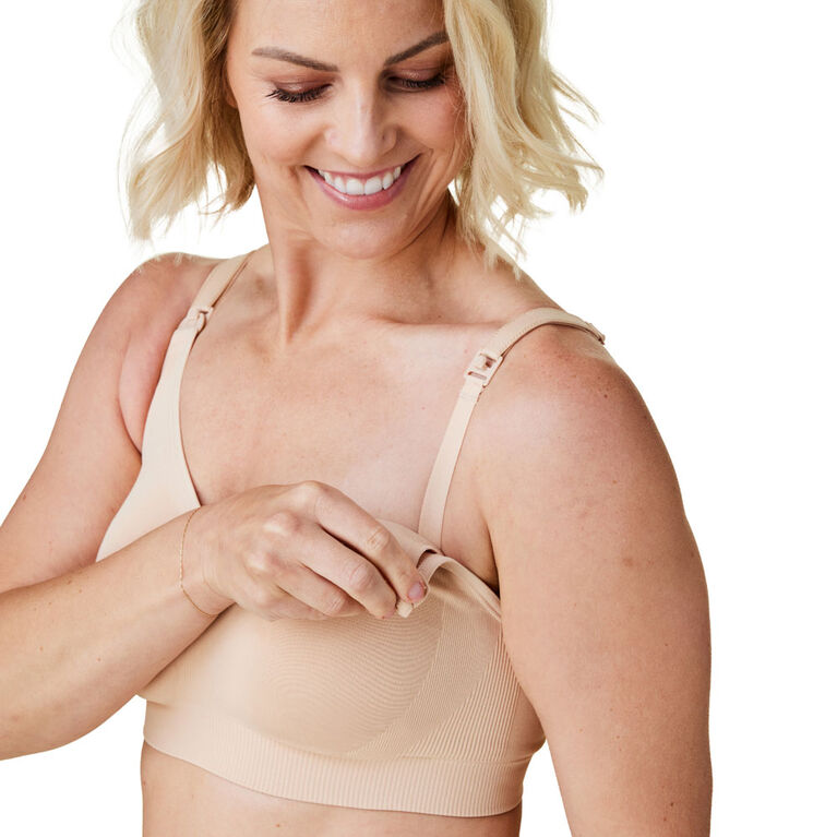 Bravado Designs Body Silk Seamless Maternity & Nursing Bra, Butterscotch, X-Large