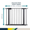 Safety 1st Easy Install Walk-Through Metal Gate- Black