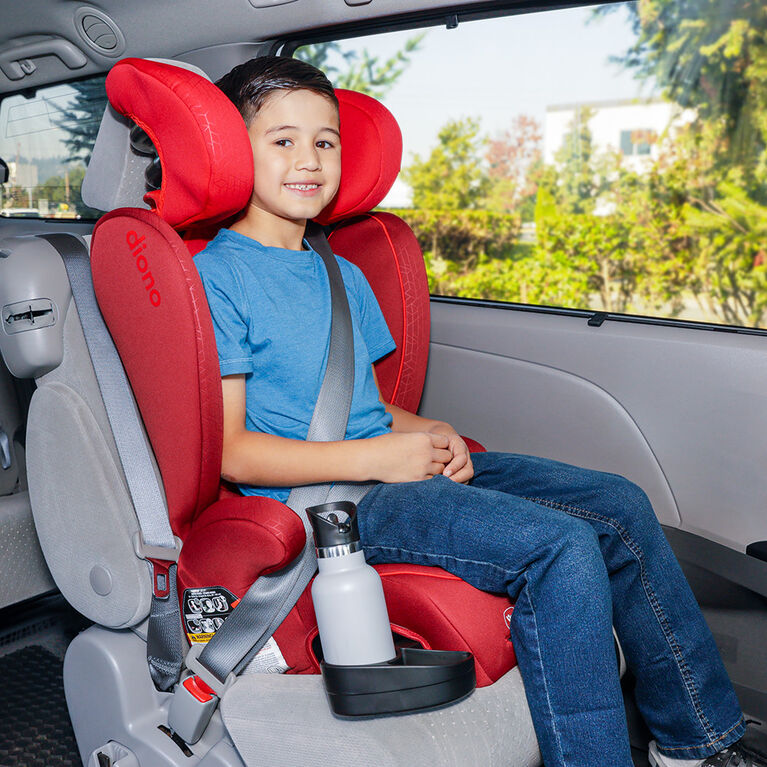 Monterey 2XT Latch 2-in-1 Booster Car Seat, Red