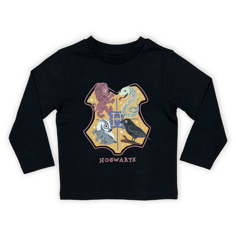 Harry Potter - T-shirt à manches longues - Noir - 4T