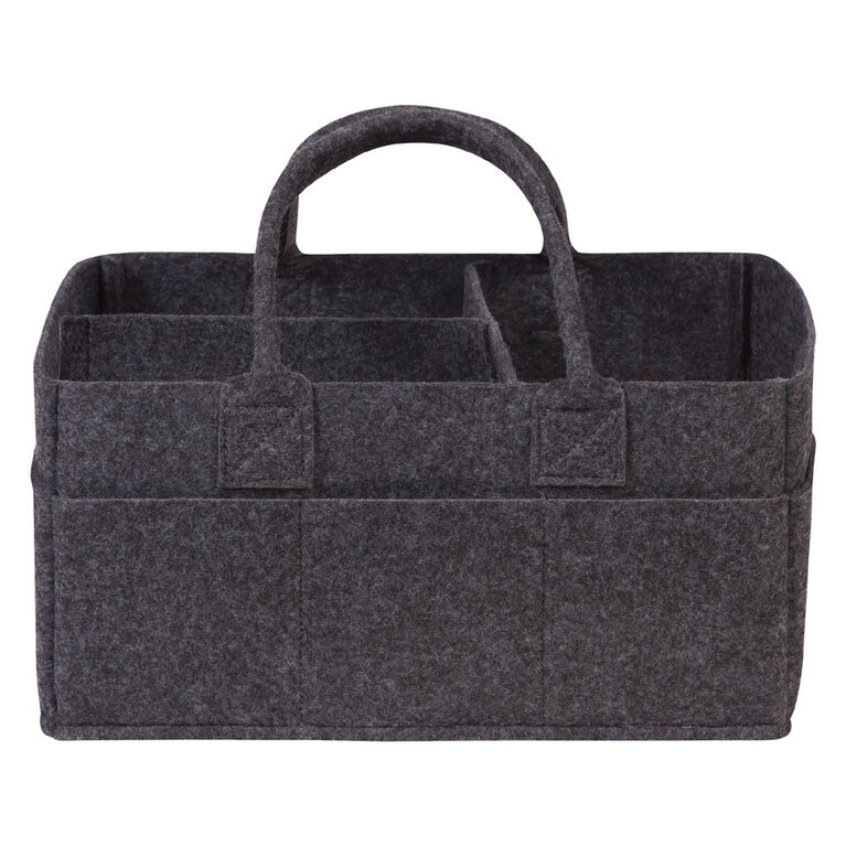 Sammy and Lou Charcoal Gray Felt Storage Caddy