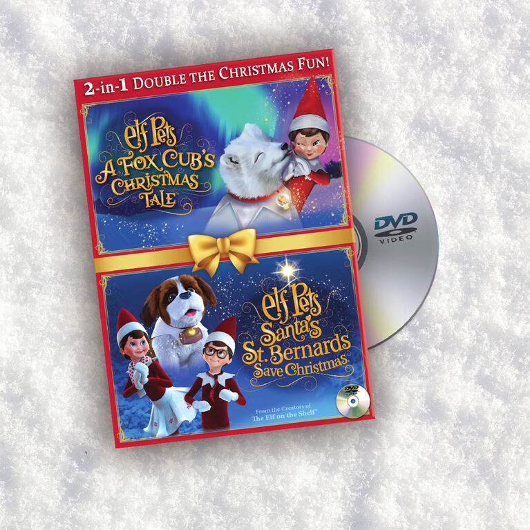 Elf on the Shelf Elf Pets Fox Cub and St Bernard Animated Specials Dual DVD Toys R Us Canada