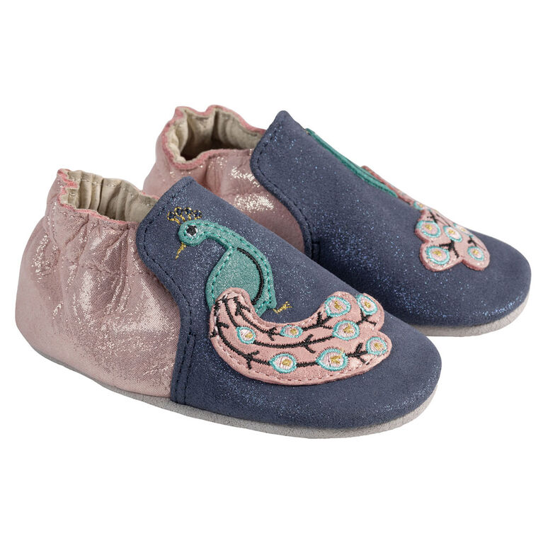Robeez - Soft Soles Peacock Navy 6-12M