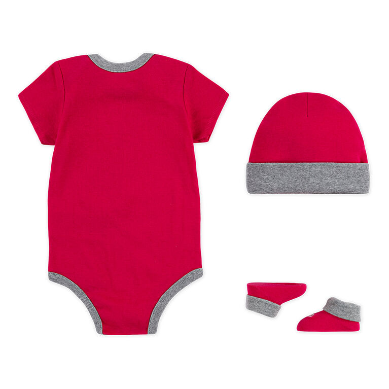 Nike 3 Piece Bodysuit Box Set - Pink - Size 0m-6m | Babies R Us Canada