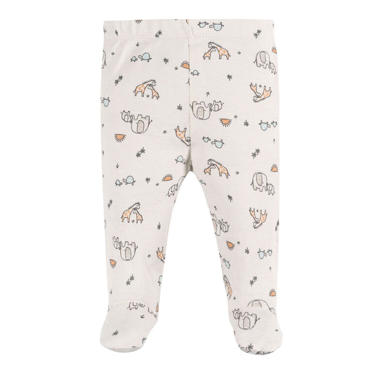 Gerber Childrenswear    Ensemble Ramenez-Moi à la Maison à boutons pression côté Éléphants