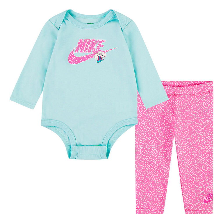 Nike Coverall - Playfull Pink - Size 9 Months