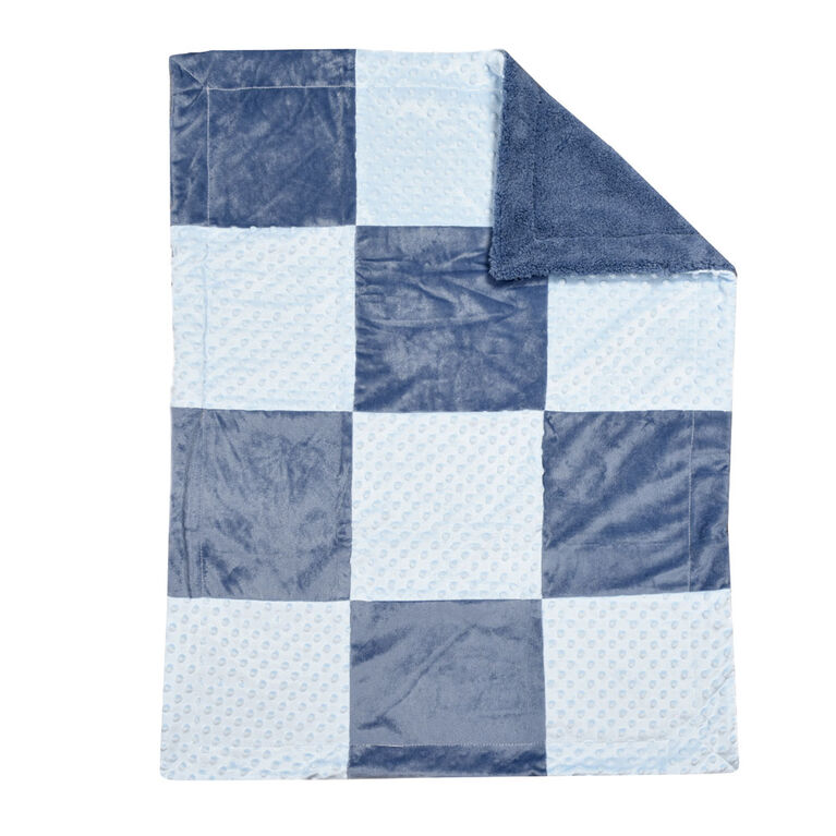 Koala Baby Baby Blanket Patchwork Blue Babies R Us Canada