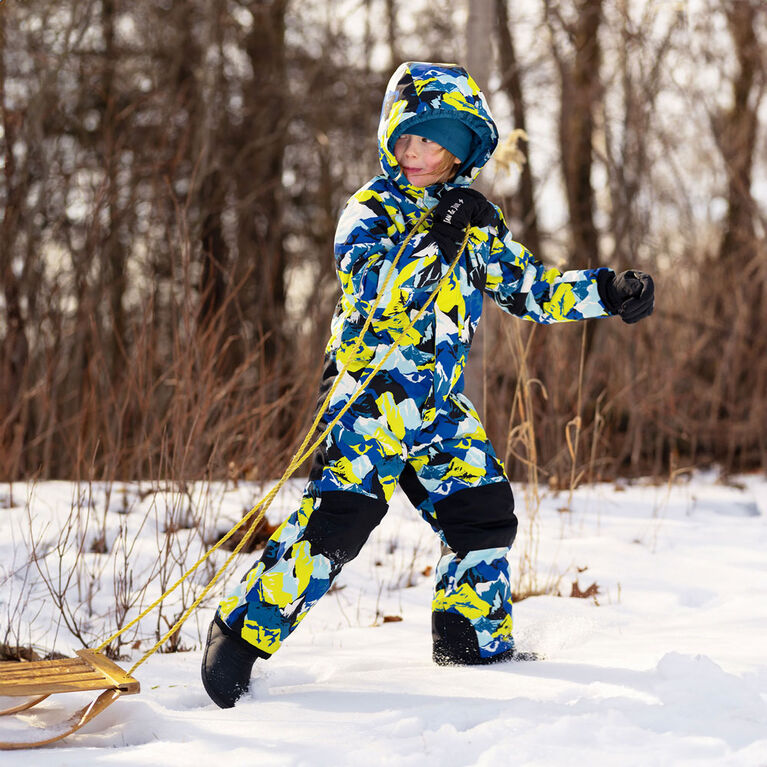 Kids Waterproof Snowsuit | Neon Peaks - 4T (4-5Y)