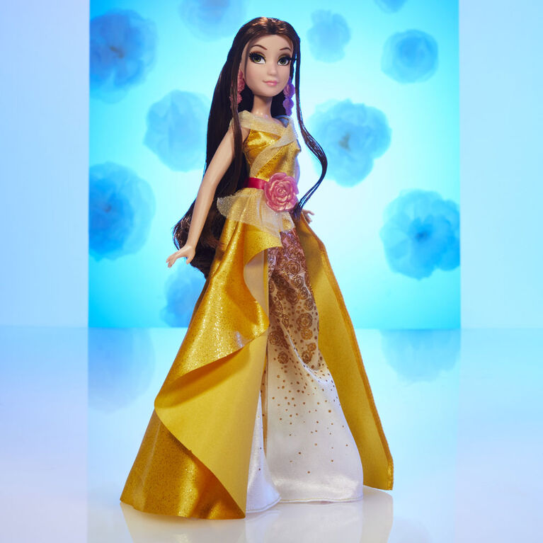 Disney Princess Style Series 08 Belle, Contemporary Style Fashion Doll with Accessories