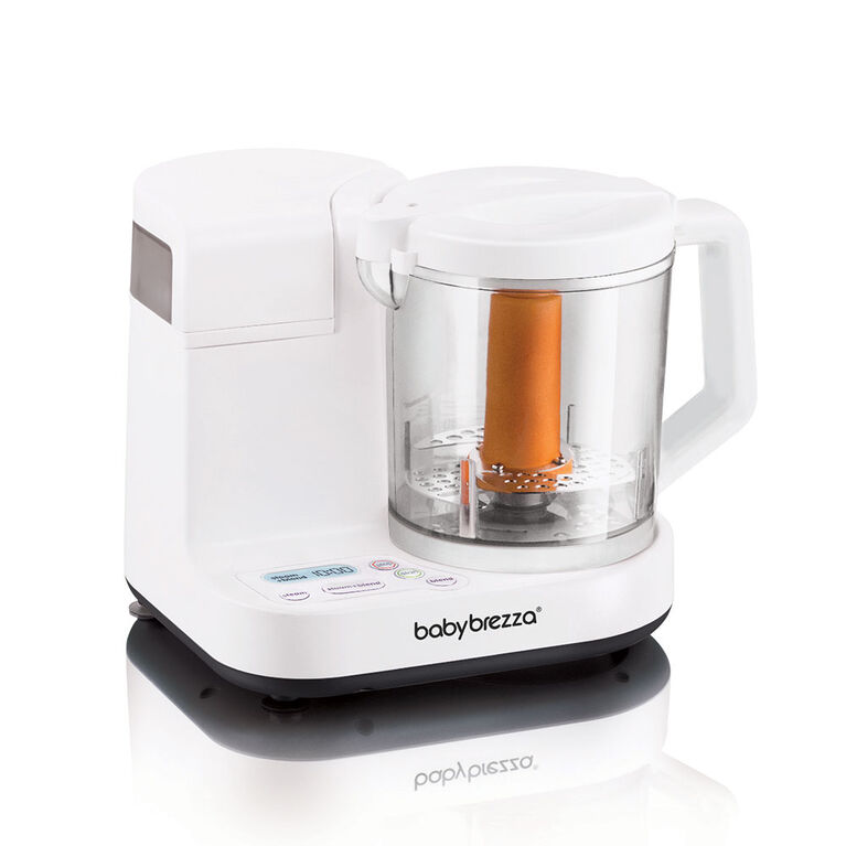 Robot tout-en-un en verre pour la preparation complete d'aliments pour bebes de Baby Brezza.