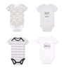 Koala Baby 4Pk Short Sleeved Bodysuit, N Watch Me Grow, 6-9 Months