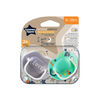 Sucettes de la gamme Moda de Tommee Tippee, avec boîte de stérilisation (6-18m, 2 pièces)