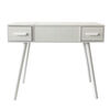 White Dressing Table/Desk with Mirror