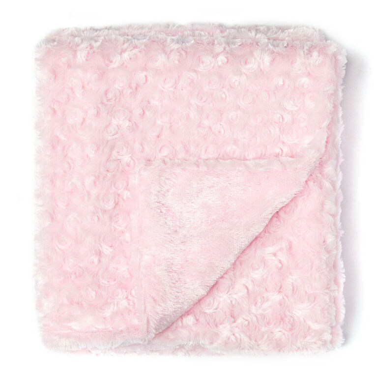 Necessities By Tendertyme Pink Curly Plush Blanket Babies R Us Canada