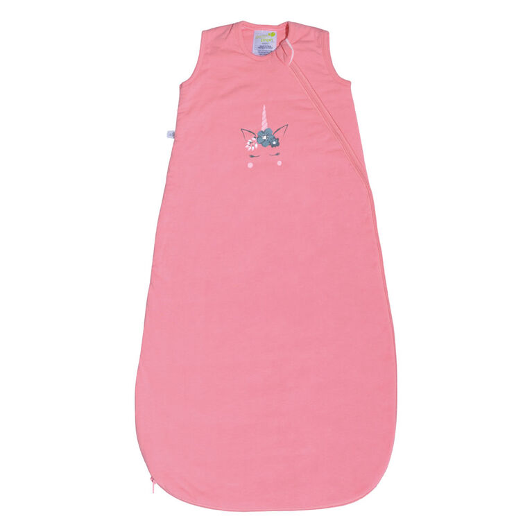 Perlimpinpin 1 TOG Quilted cotton sleep bag - Pink Unicorn, 18-36 Months