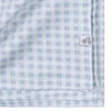 Just Born  - 2 piece Swaddle Blanket+Hat - Blue Plaid