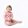 Maillot de bain 1 pièce à volants pour bébé Fraise 6-12 mois