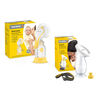 Medela Manual Breast Pump Set - Perfect Pair Bundle, Includes Harmony Manual Breast Pump and Silicone Breastmilk Collector