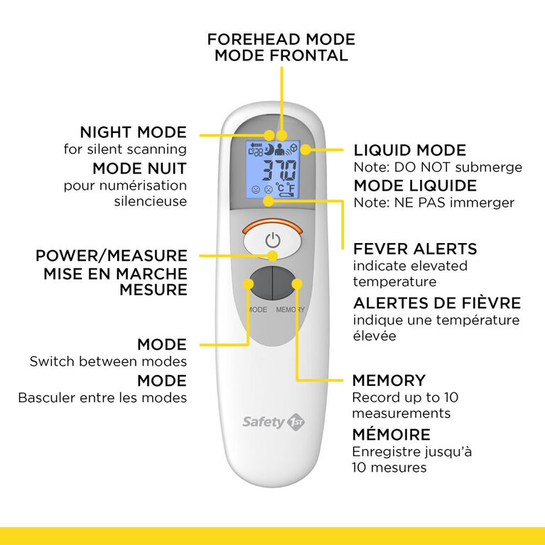 Safety 1st Simple Scan Forehead Thermometer