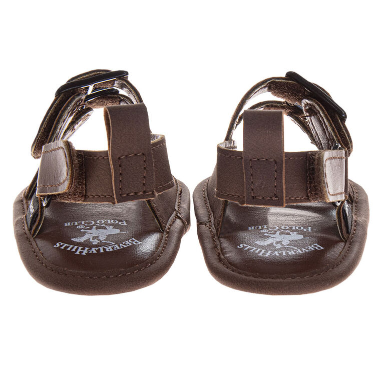 Beverly Hills Polo Club Open Toe Sandal Brown