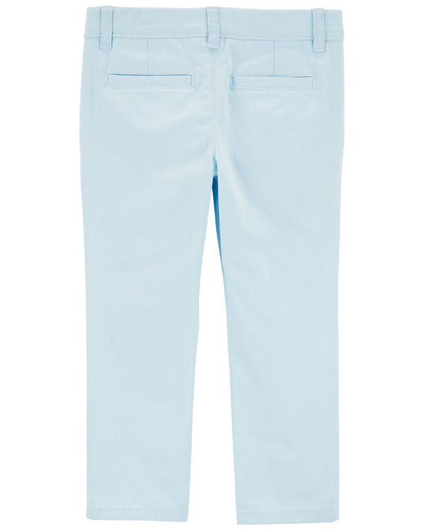 Pantalon &agrave; devant plat Carter's, Bleu &ndash; 4T
